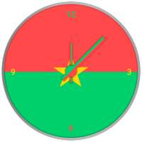 Burkina Faso Clock Widget on 9Apps
