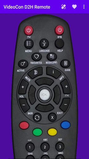 VideoCon D2H Remote App - Remote For VideoCon D2H screenshot 1