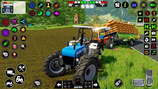 FS 20 Jcb GamePlay in hindi, FS 20 INDIAN TRACTOR