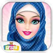 Hijab Girl Wedding Salon: Hijab Fashion on 9Apps