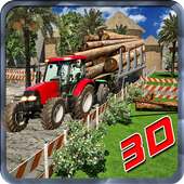 Cargo Log Truck Driver Offroad