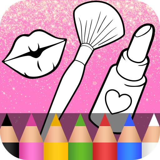 Glitter Beauty Coloring Book ❤