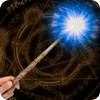 Magic wand for magic games. Sorcerer spells