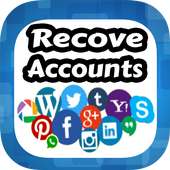 Recover lost Accounts : contacts , social Media