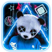 Neon, Panda, BoyTemas parede HD on 9Apps