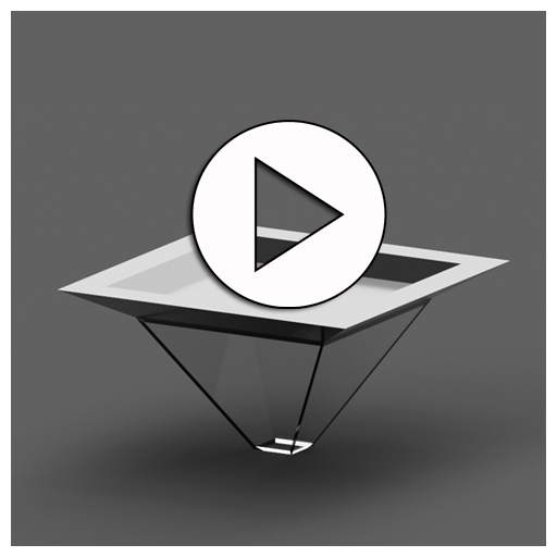 Hologram Video Player - Four Sides Video Play