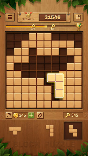Wood Block Puzzle - Brain Game screenshot 1