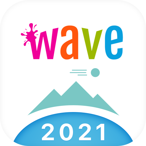 Wave Live Wallpapers HD &amp; 3D Wallpaper Maker icon