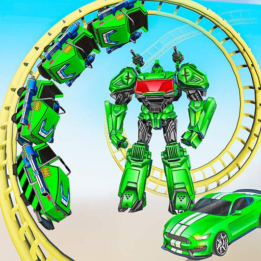 Roller Coaster Robot Car Transformation: Robot War