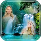 Transparent WaterFall Photo Frames - Multi Photos on 9Apps