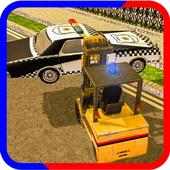 Coche policía de tránsito - transporte juego