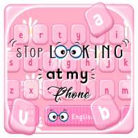 Pink Girly Quote Keyboard Theme