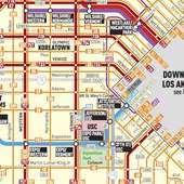Los Angeles Transport Map