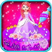 Princess Doll Wedding Cake Maker