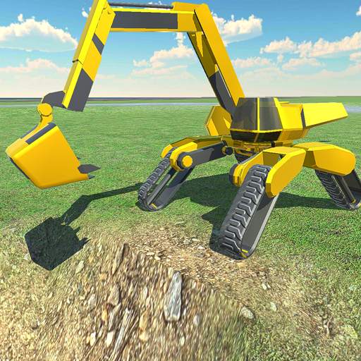 Futuristic Excavator Simulator