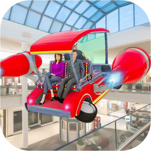 Real Flying Car Taxi Driver City Transport