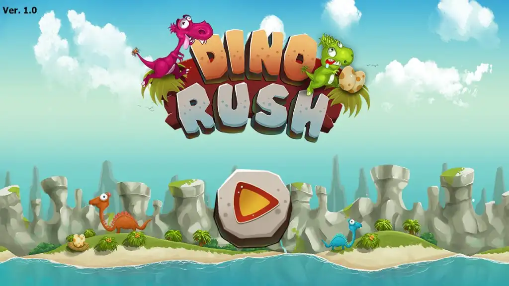 Dino Rush: Tap, Run & Jump APK + Mod for Android.