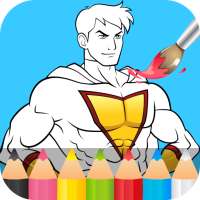 Super-héros à colorier