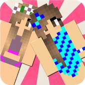 Cool Swimsuit Girl Skins For MCPE