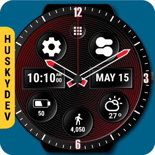Spin Watch Face (by HuskyDEV)