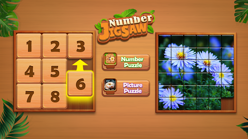 Wooden Number Jigsaw screenshot 2