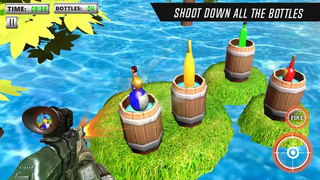 Offline Bottle Shooting Games APK for Android Download