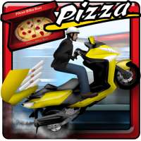 Pizza Bike Delivery Boy