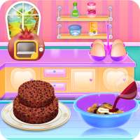 Fruit Chocolate Cake Cooking on 9Apps