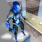 süper kahraman don adam şehir kurtarma 3D