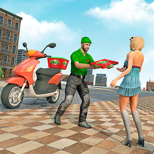 Fast Bike Racing Pizza Delivery Boy :Driving Games