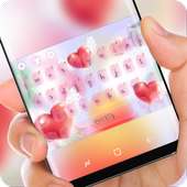 Love Keyboard Romantic Heart White Wing Theme on 9Apps