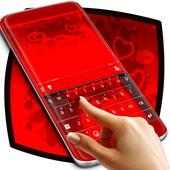 Stylish Red Love Keyboard on 9Apps