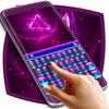 Neon Purple Keyboard Themes