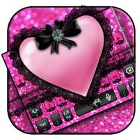 गुलाबी सेक्सी फीता कीबोर्ड