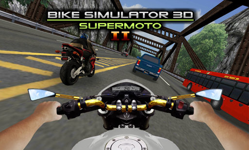Bike Simulator 2 Moto Race Game 16 تصوير الشاشة