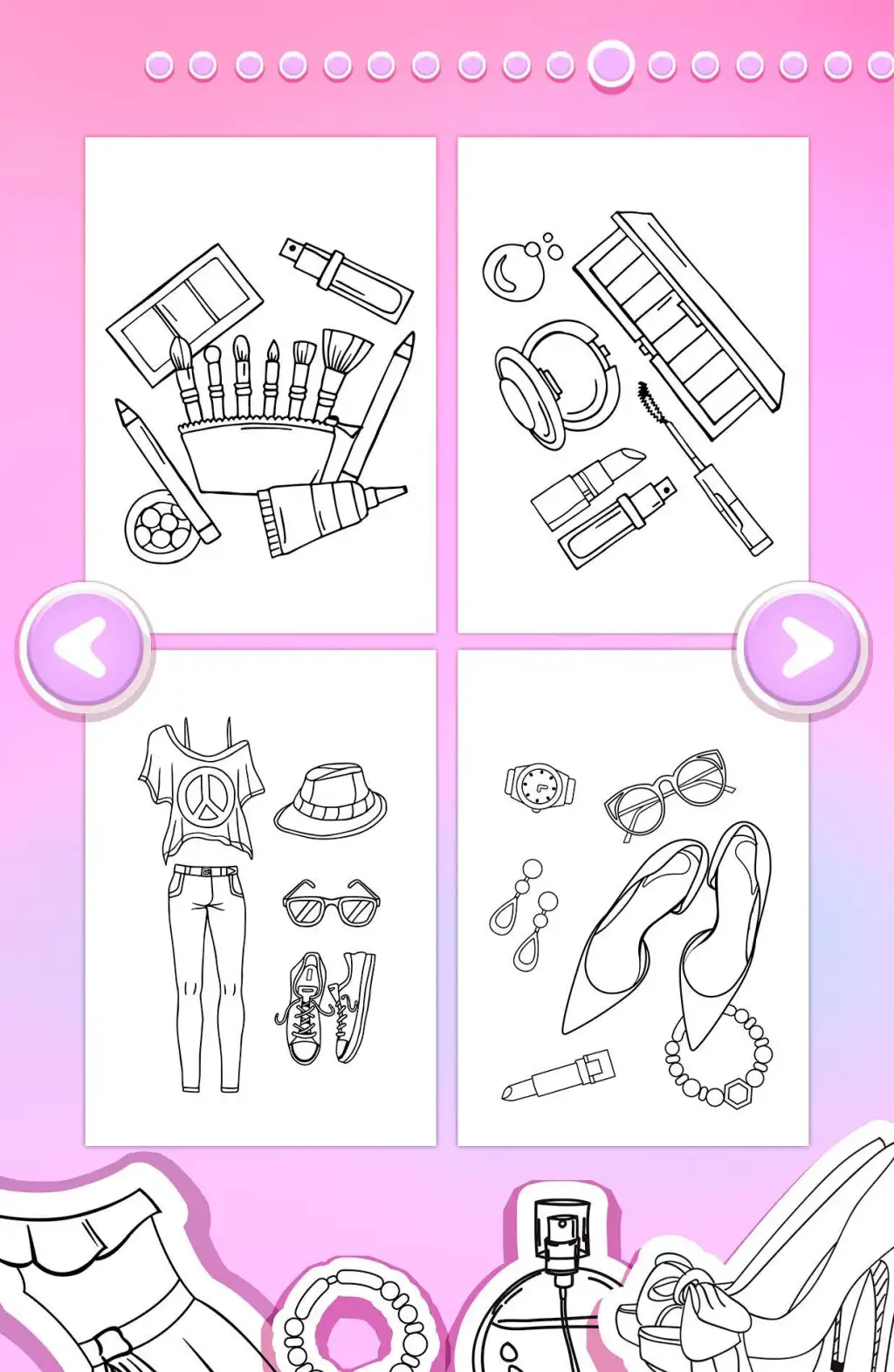 Fashion Coloring Book Screenshot