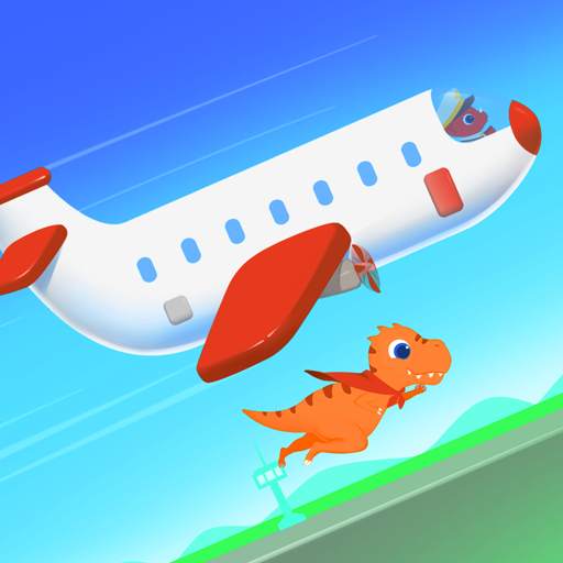 Dinosaur Airport - Flight simulator Games for kids