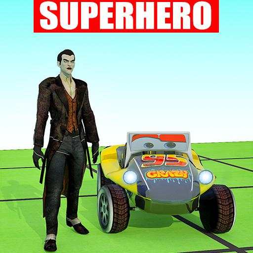 Superhero Buggy Car: Superkids Thrill Rush Racing