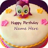 Name on birthday cake & Cards on 9Apps