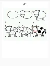 Como desenhar Vaca fofa Kawaii ❤ Animais Kawaii, Desenhos para Desenhar -  cute drawing 