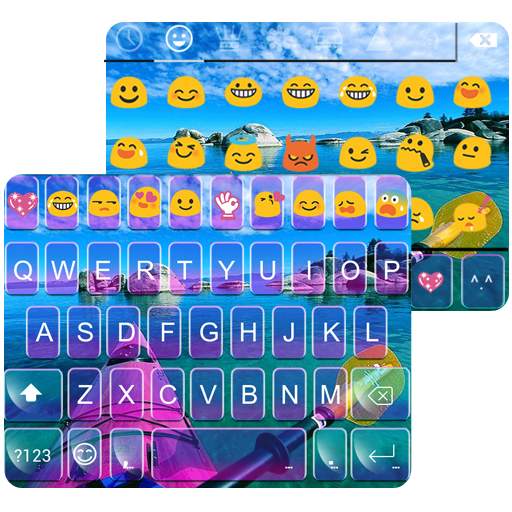 Happy Kayak Emoii Keyboard