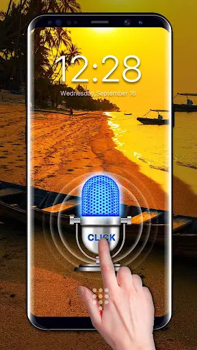 microphone style lock screen microphone style lock screen