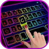 Led Neon Color Keyboard Theme on 9Apps