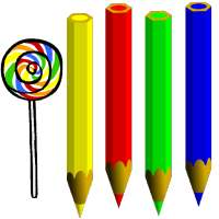 Unterrichten von Farben, Färben und Zeichnen