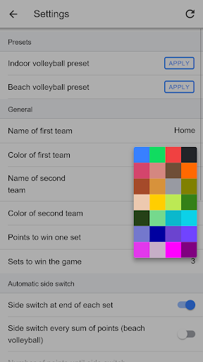 Volleyball Score Simple screenshot 5