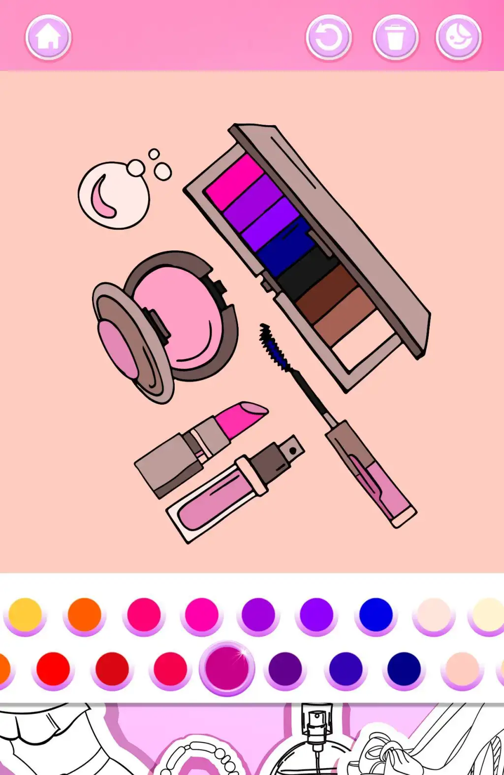 Fashion Coloring Book Screenshot