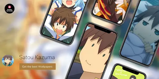 Kazuma satou, anime, konosuba, verde, HD phone wallpaper