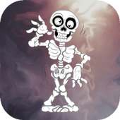 Funny skeleton live wallpaper on 9Apps