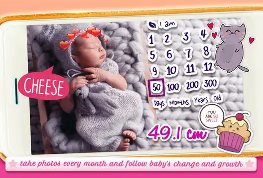 Telechargement De L Application Bebe Editeur De Photos Mois Par Mois 21 Gratuit 9apps