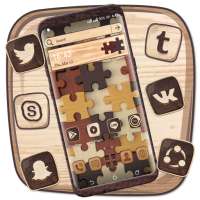 Wooden Jigsaw Puzzle Theme on 9Apps